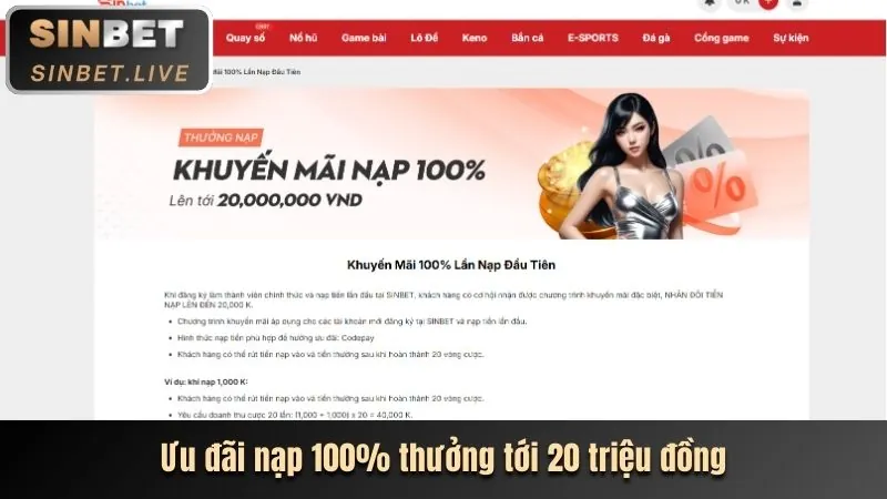 Các danh mục trò chơi và ưu đãi đặc biệt tại Huebet